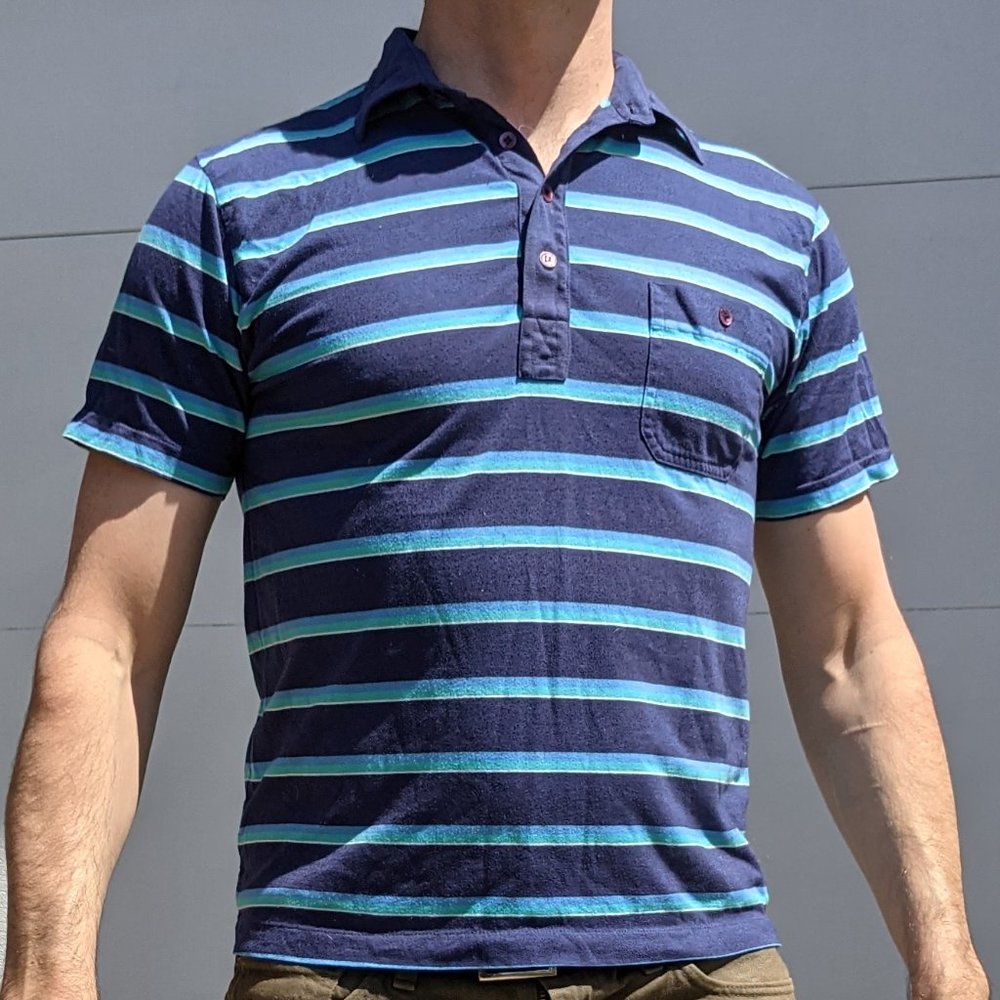 Vintage Striped Button Up